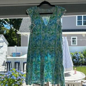 Lilly Pulitzer Swing Dress with Pom Pom Detail